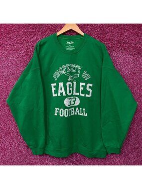 Junk Food Clothing Philadelphia Eagles Property Crewneck Sweatshirt 2XL